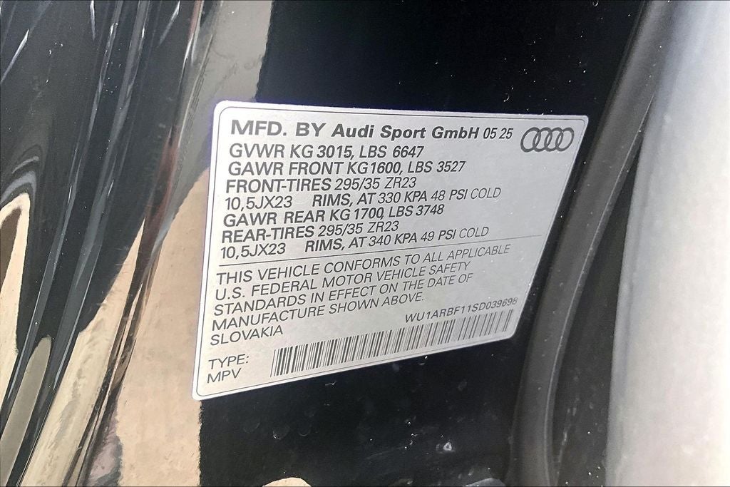 2025 Audi RS Q8 performance 4.0T quattro