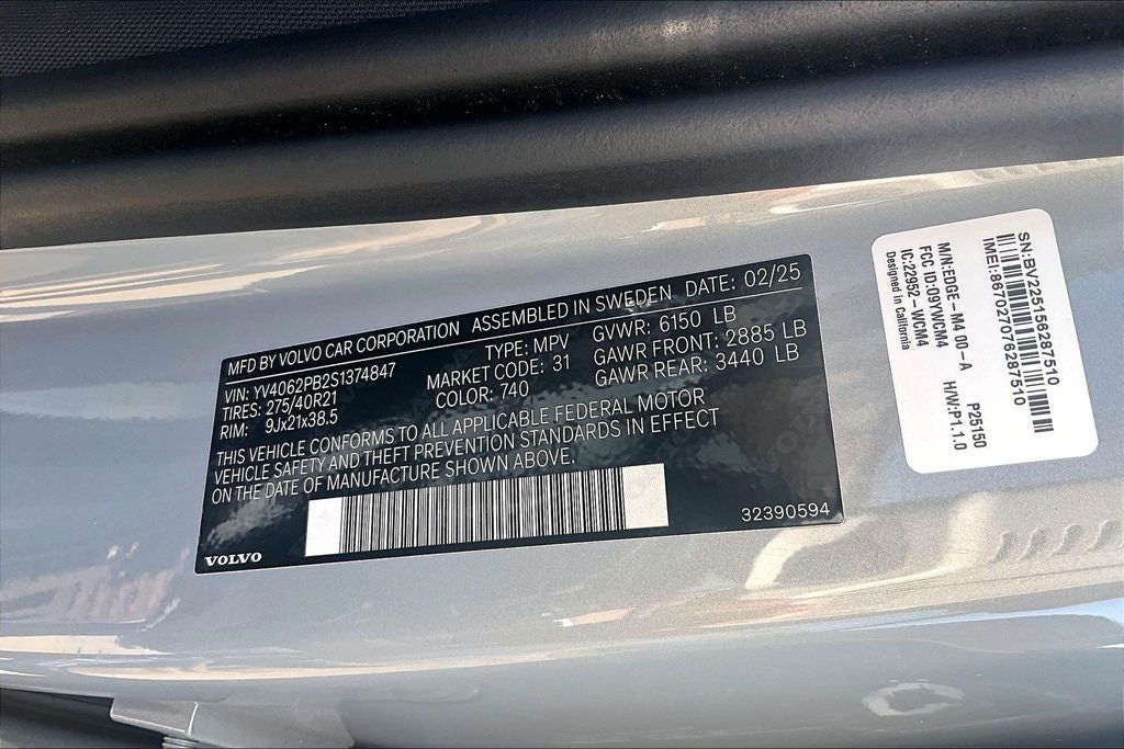 2025 Volvo XC90 B6 Plus 7-Seater 2025.5