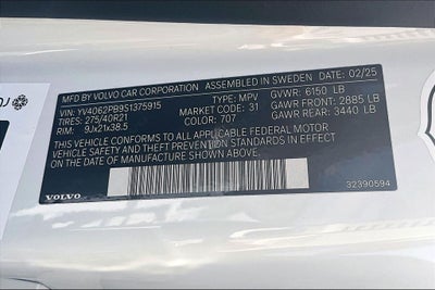 2025 Volvo XC90 B6 Plus 7-Seater 2025.5