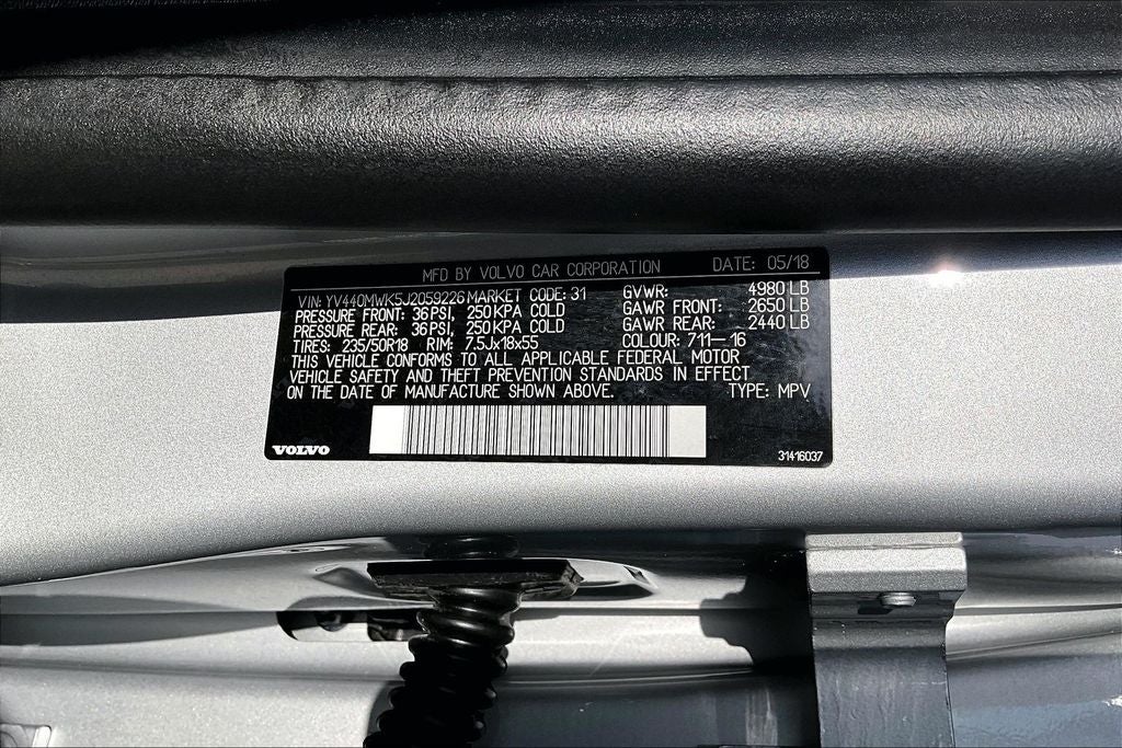 2018 Volvo V60 Cross Country T5