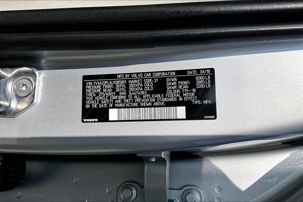 2018 Volvo XC90 T6 Inscription