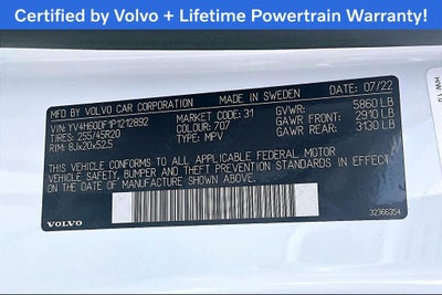 2023 Volvo XC60 Recharge Plug-In Hybrid Ultimate