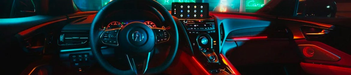 Interior view of a 2025 Acura RDX