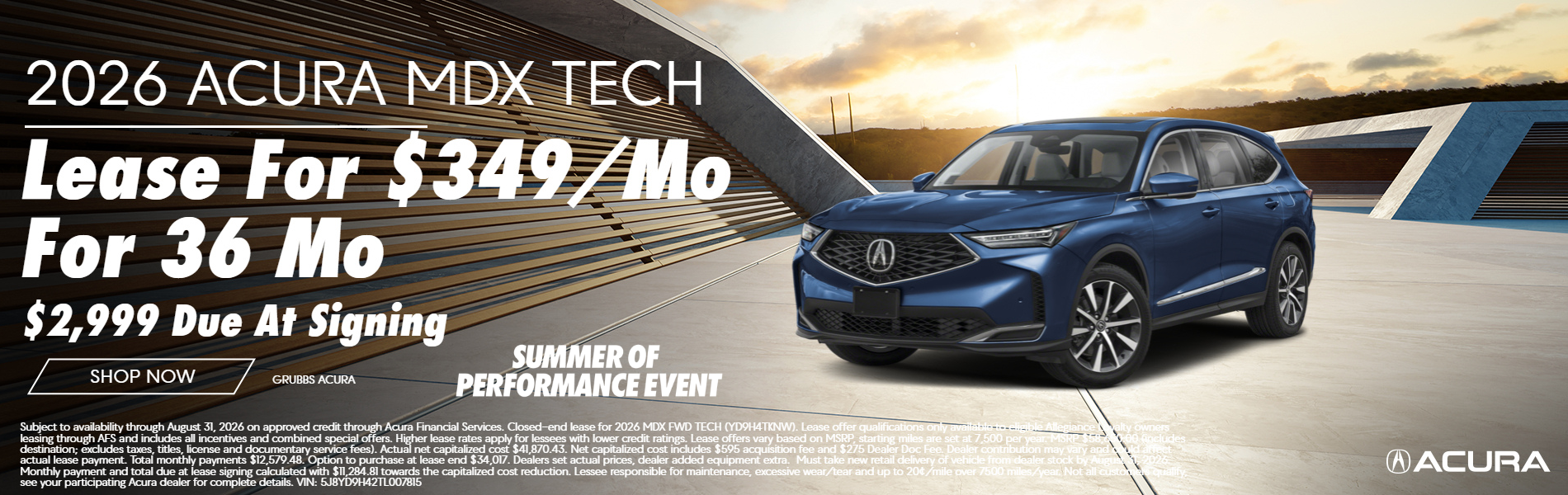 ACURA MDX 