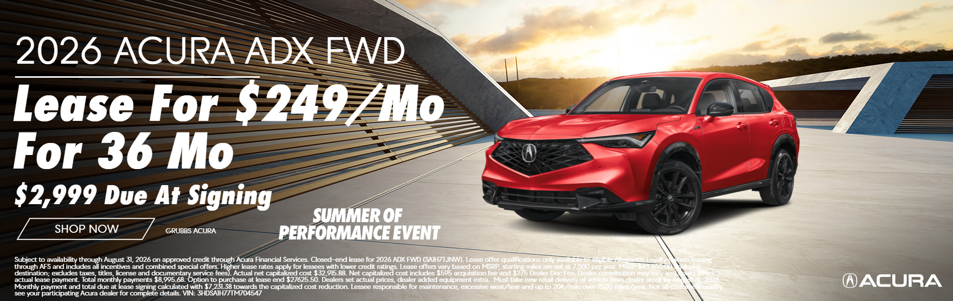ACURA ADX