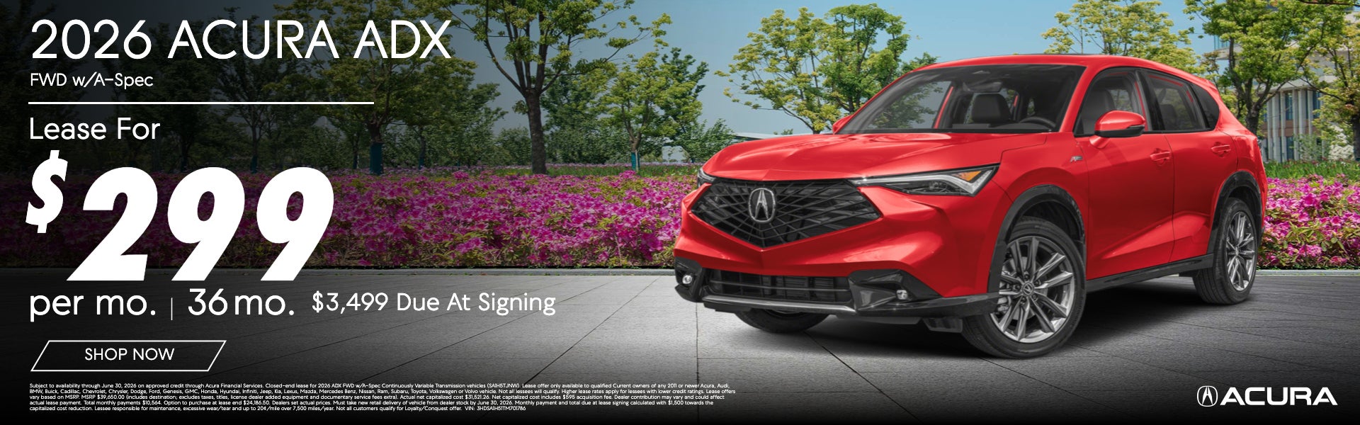 2026 Acura ADX FWD w/A-Spec